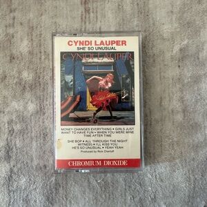 Cyndi Lauper 'She's So Unusual' Cassette